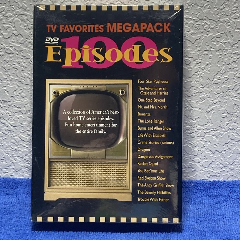 100 Episode TV Favorites Megapack - 9-Disc Set (DVD, 2004, 9-Disc Set)